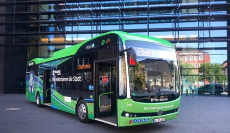 BYD Electric Bus Arrives in Germany